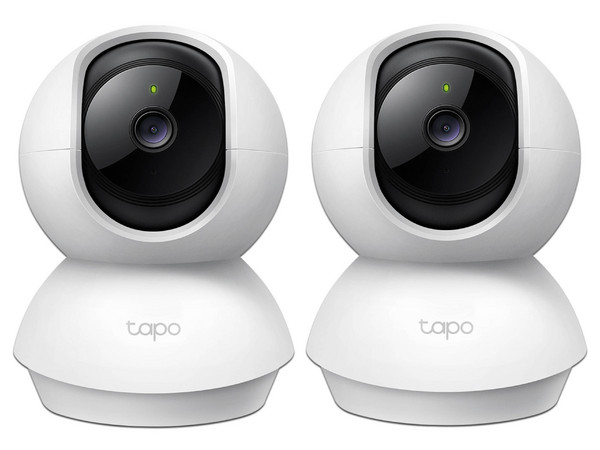 Kit Cámara de Vigilancia TP-Link Tapo C210, Resolución de 3MP (2304 x 1296), Visión nocturna hasta 10m, Micrófono Integrado, Wi-Fi, Audio bidireccional, 2 Piezas.
