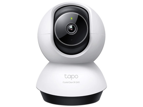 Cámara IP TP-Link Tapo C200 de 2MP, Resolución Full HD 1440P, IR hasta 9+m, Pan/Tilt, Soporta microSD hasta 128GB, Wi-Fi. Color Blanco.