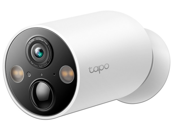 Cámara De Vigilancia Wi-Fi TP-Link, Tapo C425, 2K QHD 4MP, IP66 Para Exterior, Batería Recargable 10000 mAh, Base Magnética, Visión Nocturna A Color.