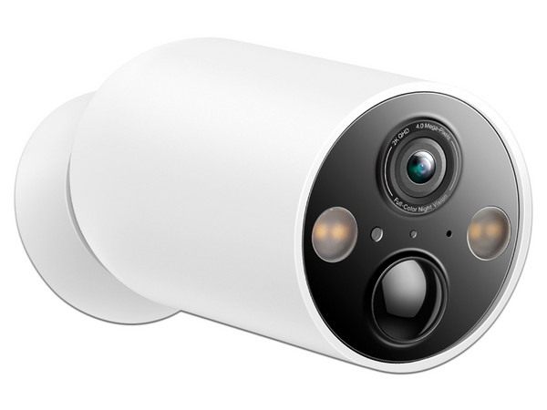 Cámara De Vigilancia Wi-Fi TP-Link, Tapo C425, 2K QHD 4MP, IP66 Para Exterior, Batería Recargable 10000 mAh, Base Magnética, Visión Nocturna A Color.