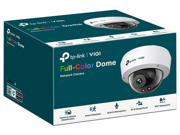 Cámara de Vigilancia IP TP-Link VIGI C240 de 4MP (2560 x 1440), IR hasta 30m, Micrófono incorporado, IP67, Soporta MicroSD hasta 256GB (No incluye memoria).