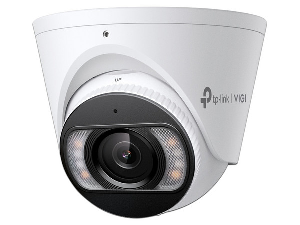 Cámara IP Tipo Domo Tp-Link VIGI C485 de 8MP (3840 x 2160), Lente de 2.8mm, IR hasta 30m. Color Blanco.