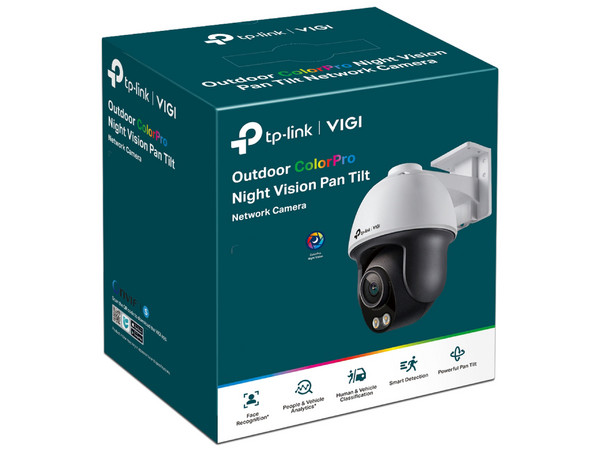 Cámara IP Tipo Domo TP-Link VIGI C540S de 4MP (2688 x 1520), Lente de 4mm, Luz Blanca de hasta 30m, IP66. Color Blanco.