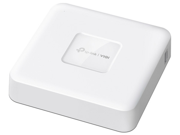 NVR TP-Link VIGI NVR1104H-4P de 4 Canales PoE+ de 10/100 Mbps, HDMI 4K, Soporta Disco Duro de Hasta 10TB (No Incluido). Color Blanco.