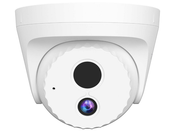 Cámara IP Tipo Domo Tenda IC7-PRS-4 de 4MP (2560 x 1440), Lente de 2.8mm, IR hasta 30m, Color Blanco.