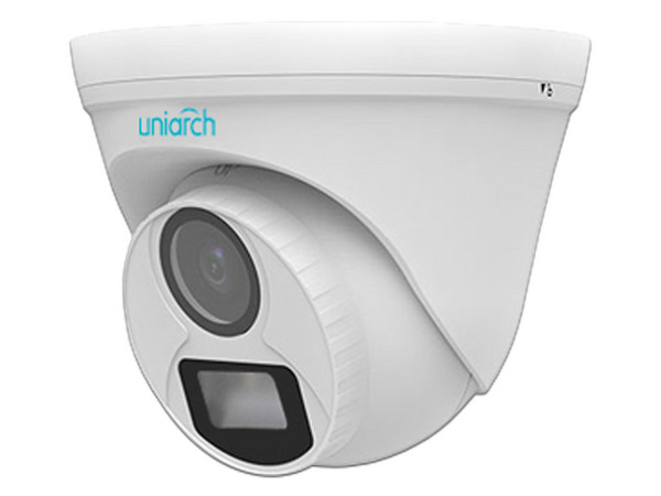 Kit de Cámaras de Vigilancia Uniarch Color Hunter Tipo Turret, Incluye 4 Cámaras Modelo UAC-T112-F28-W