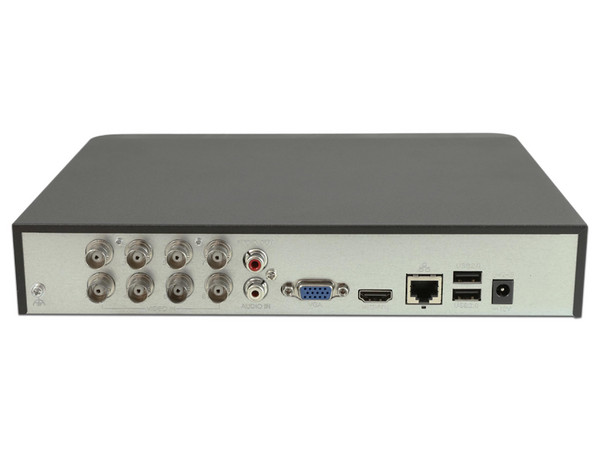 DVR Pentahibrido Uniarch XVR-108G3, 8 Cánales Analogicos, hasta 5MP, HDMI, VGA, 1 Bahía Para Disco Duro, Color Negro.