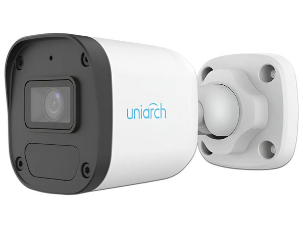 Cámara IP Tipo Bala Uniarch IPC-B132-AF28-ECO de 2MP (1920 x 1080), Lente de 2.8mm, IR hasta 30m, IP67, Color Blanco.