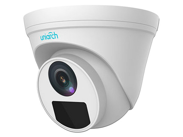 Cámara de Vigilancia tipo Domo Uniarch IPC-T122-APF28K de 2MP (1920 x 1080), IR hasta 30m, IP67, Soporta MicroSD hasta 128GB (No incluye memoria).