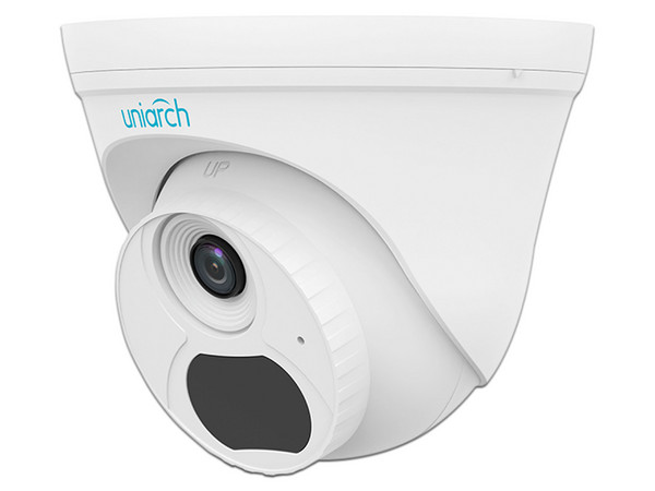 Cámara Tipo Domo Uniarch IPC-T134-AF28-ECO de 4MP (1920 x 1080), Lente de 2.8mm, IPV4, Color Banco.