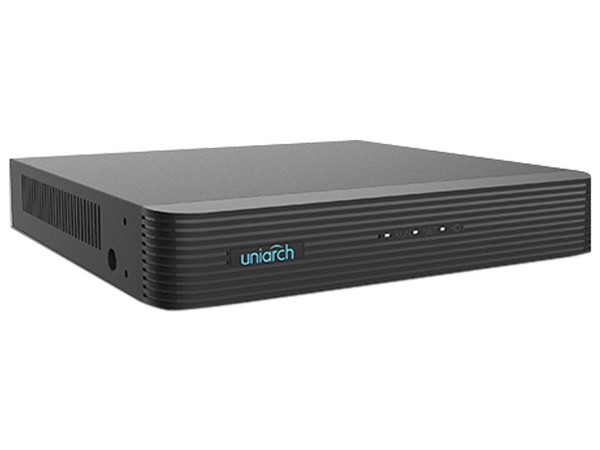 NVR Uniarch 108E2-P8 de 8 Canales, hasta 8MP, PoE, Puerto SATA hasta 6TB (No incluye disco duro).