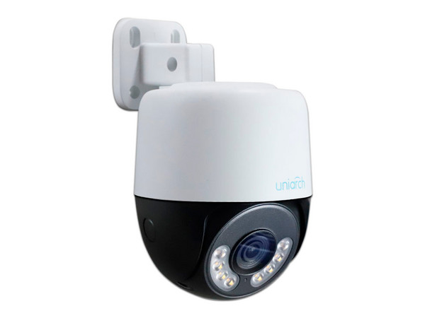 Cámara PTZ Tipo Domo Uniarch UAC-P112-AF40-W de 2MP (1920 x 1080), Lente de 4.0mm, Luz Blanca hasta 30m, IP66, Color Blanco.