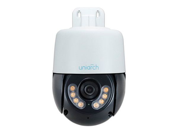 Cámara PTZ Tipo Domo Uniarch UAC-P112-AF40-W de 2MP (1920 x 1080), Lente de 4.0mm, Luz Blanca hasta 30m, IP66, Color Blanco.