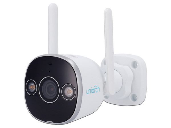 Cámara IP Tipo Bala Uniarch UHO-B2D-M3F3D de 3MP, 2304 x 1296, Iluminación de hasta 20m, IP67, PoE.