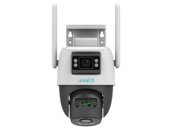 Cámara PTZ Uniarch UHO-P2S-M33F34 de 3MP ( 2304 x 1296), Lente de 2.8mm, IR hasta 30m, IP66, Color Blanco.