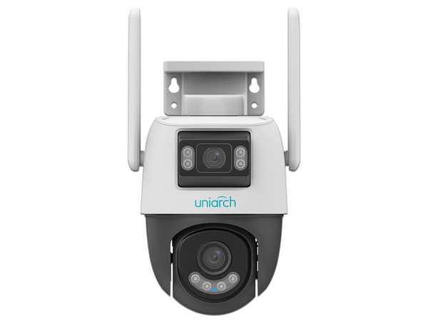 Cámara PTZ Uniarch UHO-P2S-M33F34 de 3MP ( 2304 x 1296), Lente de 2.8mm, IR hasta 30m, IP66, Color Blanco.