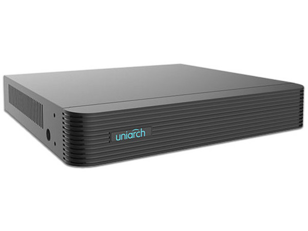 DVR Pentahibrido Uniarch XVR-104G3 de 4 Canales, hasta 5MP Lite, 2 canales IP, Puerto SATA hasta 8TB (No incluye disco duro).