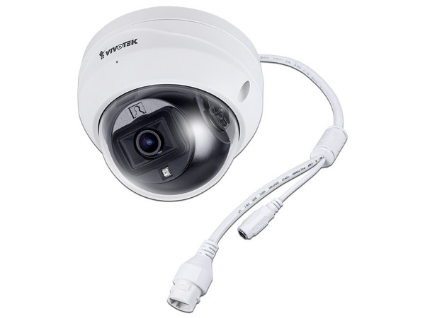 Cámara IP Tipo Domo Vivotek FD639(1YL) de 2MP (1920 x 1080), Lente de 2.8mm, IR hasta 30m, Micrófono Integrado. Color blanco.