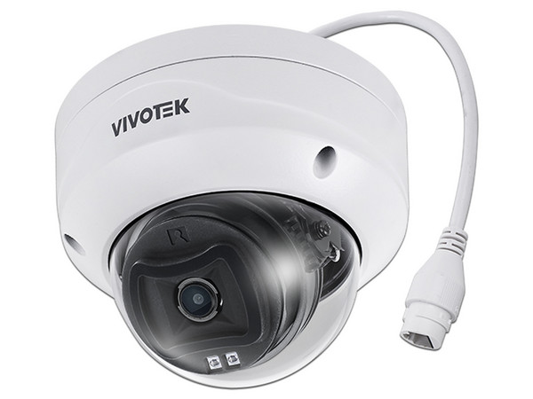 Camara IP Tipo Domo Vivotek Vortex Premium S FD833-HV de 5 MP (2560x1920), Lente de 2.8mm, Luz Blanca de 30 m, Micrófono integrado, Color Blanco.