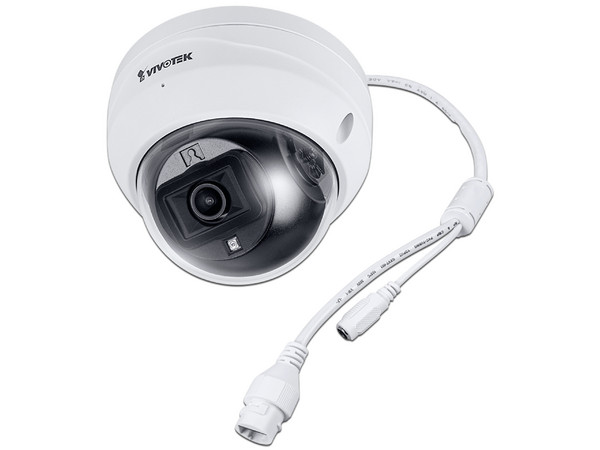 Cámara de vigilancia IP tipo domo Vivotek FD9369 de 2MP, Lente 2.8mm, IP66, IK10, IR hasta 30m.