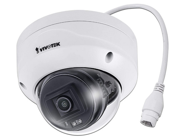 Cámara IP Tipo Domo de Vigilancia VivoTek FD9380H, de 2.8 mm, de alta definición 5MP (2560 x 1920p), IR de hasta 30 metros, IP66.