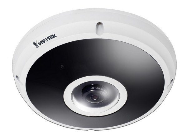 Cámara IP de vigilancia VIVOTEK, 5MP, Lente 1.16mm, IR hasta 10m, IK10, IP66, Visión 360 grados, PoE
