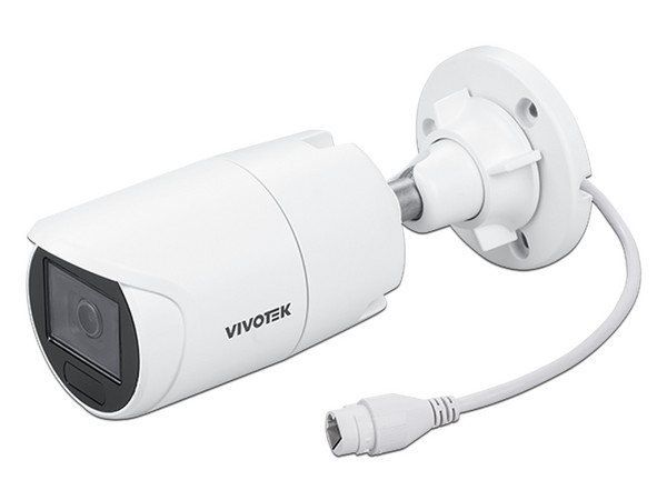Camara IP Tipo Bullet Vivotek Vortex Premium IB833-HV de 5 MP (2560x1920), Lente de 3.6mm, Luz Blanca de 30 m, Micrófono integrado, Color Blanco.