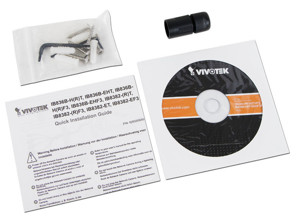 Cámara IP de vigilancia tipo bala VIVOTEK IB836BHF3 DE 2MP Full HD con lente fijo 3.6mm.