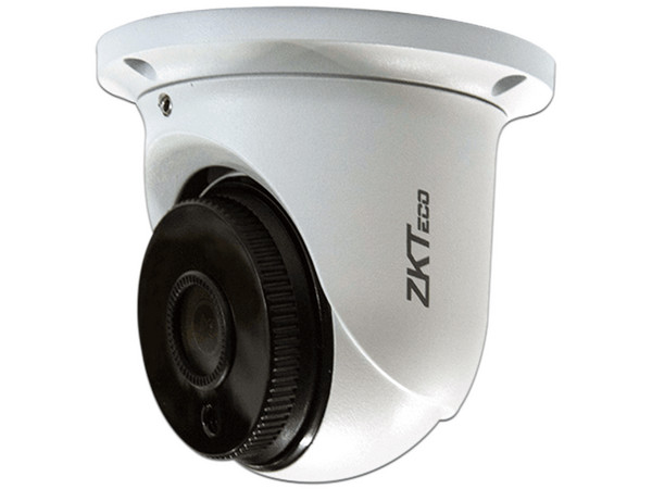Cámara de vigilancia ZKTeco ES-854N, 2592x1520, 4MP, IR hasta 20m, IP67, Ethernet, PoE.