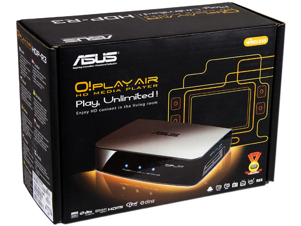 Reproductor Multimedia HD Asus O!Play Air Wi-Fi, Full HD 1080p, HDMI, eSATA, USB y Lector de Tarjetas.  
