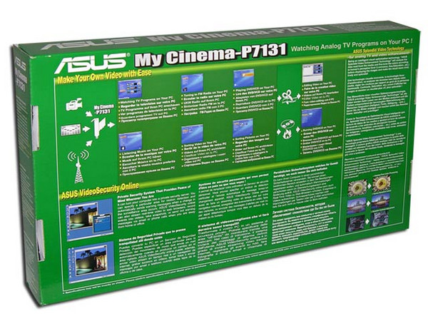 Tarjeta ASUS My Cinema-P7131, Captura de Video, Sintonizador de TV y de Radio FM con Control Remoto.