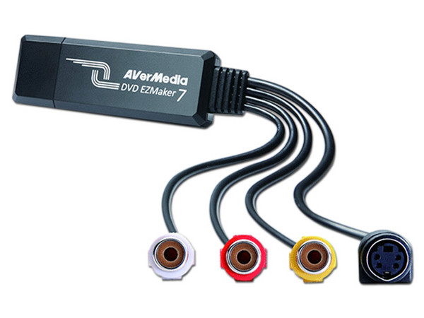 Digitalizador AVerMedia DVD EZMaker 7 de cintas VHS a DVD/VCD.