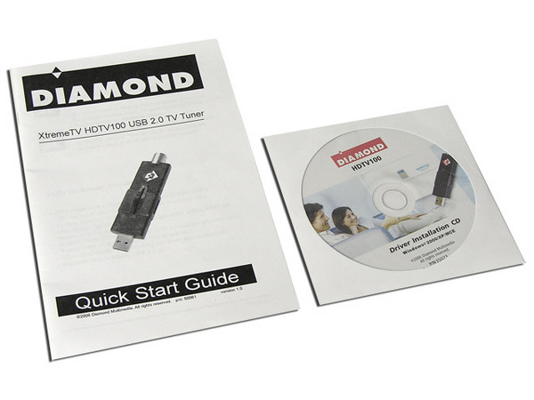 Diamond Xtreme HDTV 100 USB, Sintonizador de TV en Alta Definición (ATSC/NTSC) y Captura de Video con Control Remoto. Externo USB