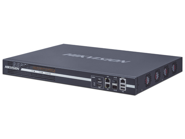 Decodificador de Vídeo Hikvision DS-6904UDI(C) de 4 Salidas HDMI, 4K. Color Negro.