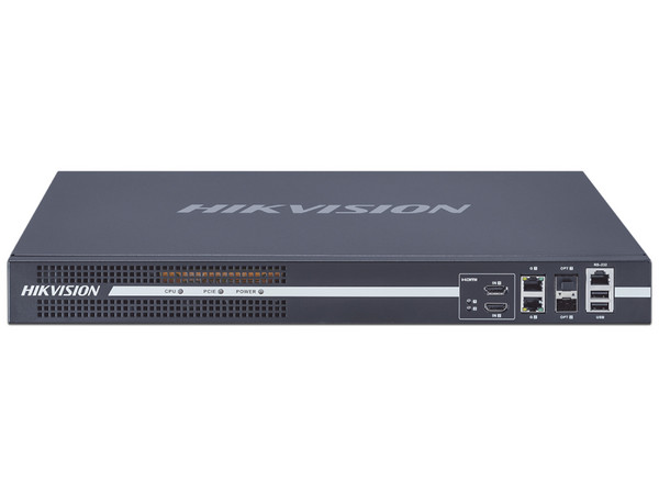 Decodificador de Vídeo Hikvision DS-6904UDI(C) de 4 Salidas HDMI, 4K. Color Negro.