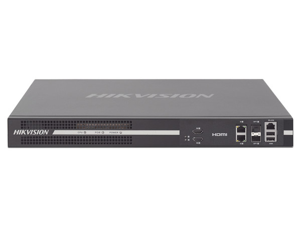 Decodificador de Vídeo Hikvision DS-6908UDI(C) de 8 Salidas HDMI, 4K, Hasta 128 Canales, Color Negro.