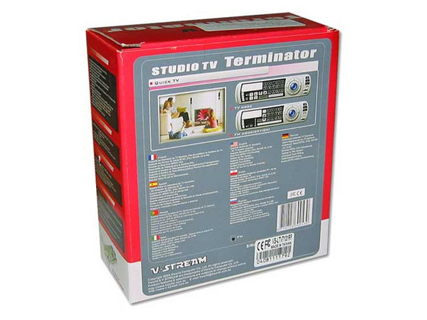 Tarjeta V-STREAM Sintoniza TV, Radio FM y Captura Video, con Control Remoto.