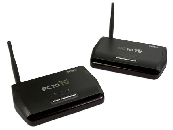 Transmisor Inalámbrico de Video y Audio Stereo KWorld PC to TV Wireless