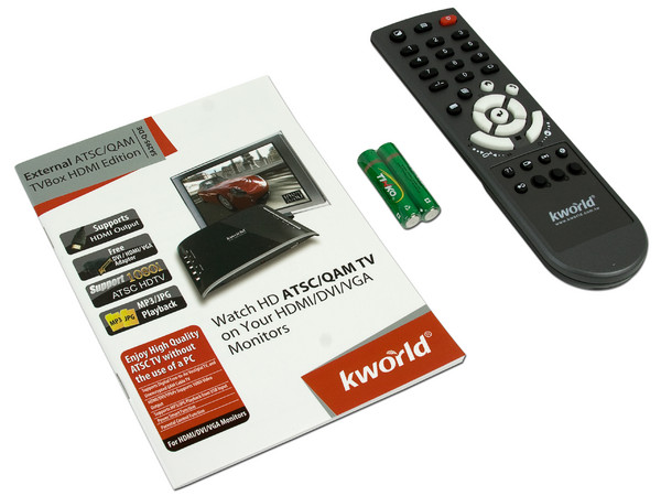 Sintonizador Kworld de Televisión Digital Externo (Convierte tu Monitor en una TV HD sin necesidad de una computadora)