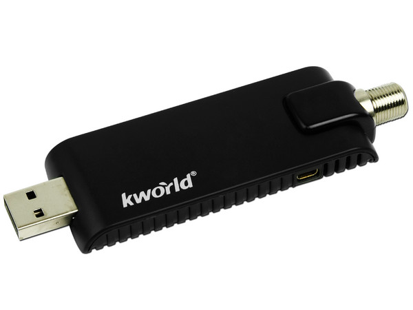 Sintonizador y Grabador de TV HD (Análoga y Digital)  Kworld con Control Remoto. USB 2.0