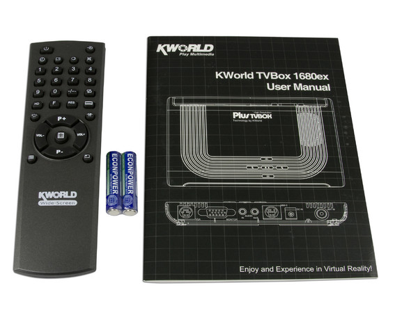 Sintonizador de TV Externo KWORLD TVBOX 1680ex para ver TV en Monitor sin necesidad de una PC