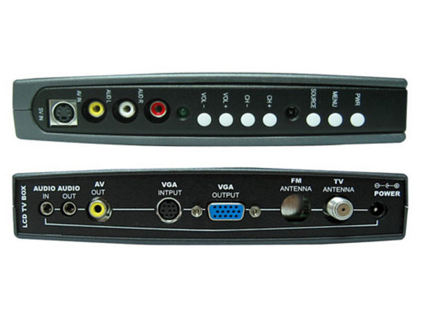 Sintonizador de TV externo LCD TV BOX para ver TV en monitor CRT o LCD en Alta Resolución 1280x1024 60-75 Hz