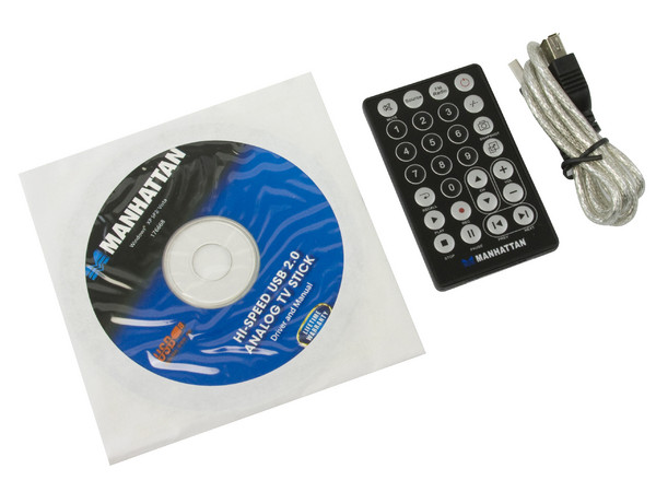 Sintonizador y Grabador de TV Manhattan con Control Remoto. USB 2.0          