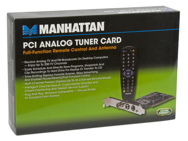 Tarjeta Sintonizadora de TV y de Radio FM con Control Remoto. PCI