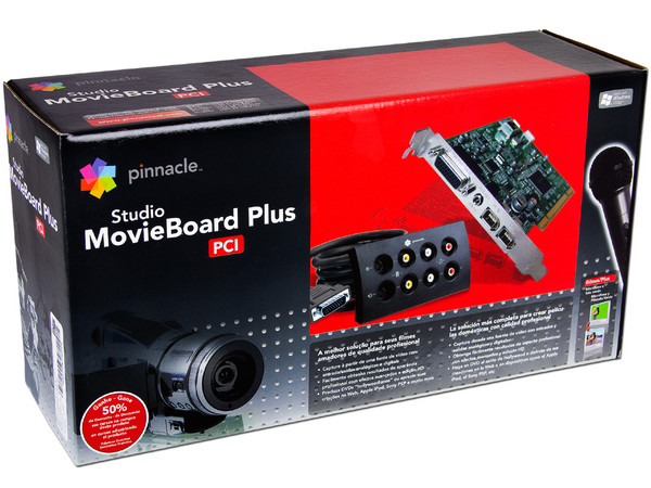 Capturadora de Video Pinnacle Studio MovieBoard Plus PCI, para Video Camaras Digitales y Analógicas