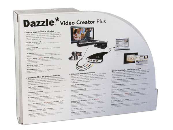 Capturadora de Video Pinnacle Dazzle Video Creator Plus, USB 2.0