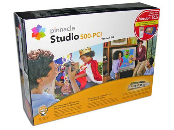 Tarjeta de Captura Pinnacle Studio 500-PCI  para Video Camaras Digitales y Analógicas