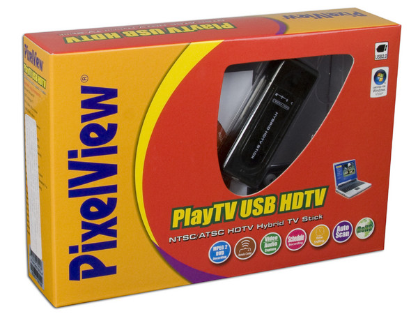 PixelView Play TV USB HDTV, Sintonizador de TV en Alta Definición (ATSC/NTSC) y Captura de Video con Control Remoto. Externo USB