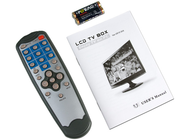 Sintonizador de Televisión Sabrent Tuner Box  y Control Remoto. Externo