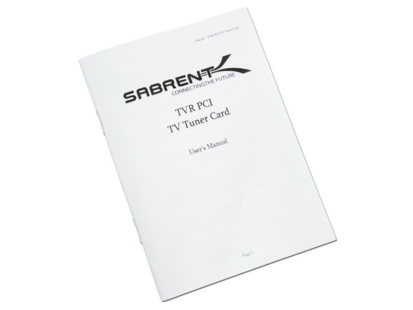 Tarjeta Sabrent TV Tuner, Captura de Video, Sintonizador de TV con Control Remoto. PCI